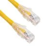 2 ft. Cat6 550 MHz UTP Ethernet Network Patch Cable with Clear Snagless Boot, Yellow by SANOXY