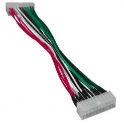 9 in. ATX 20-Pin M/F Motherboard Power Extension Cable by SANOXY