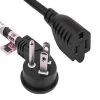 3 ft. Ultr Amp Low Profile Power Extension Cord (NEM Amp 5-15P to NEM Amp 5-15R), Black by SANOXY -ProHT Sales Store sanoxy networking tools snx cbl ldr pw147 1203 64 1000