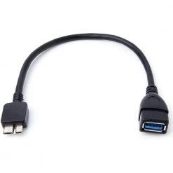 Micro USB 3.0 OTG to Female USB 3.0 Cable by SANOXY