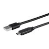 Cables and Adapters; USB Type C to USB-A 2.0 Cable - 480 Mbps, 3 Amp, 26AWG (3.3 ft.), Black by SANOXY