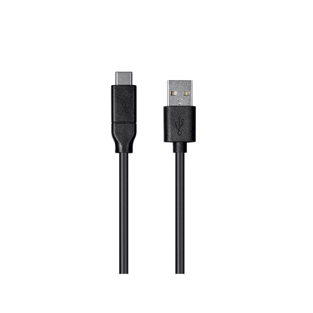 Cables and Adapters; USB Type C to USB-A 2.0 Cable - 480 Mbps, 3 Amp, 26AWG (3.3 ft.), Black by SANOXY 4 Cables and Adapters; USB Type C to USB-A 2.0 Cable - 480 Mbps, 3 Amp, 26AWG (3.3 ft.), Black by SANOXY - Image 2