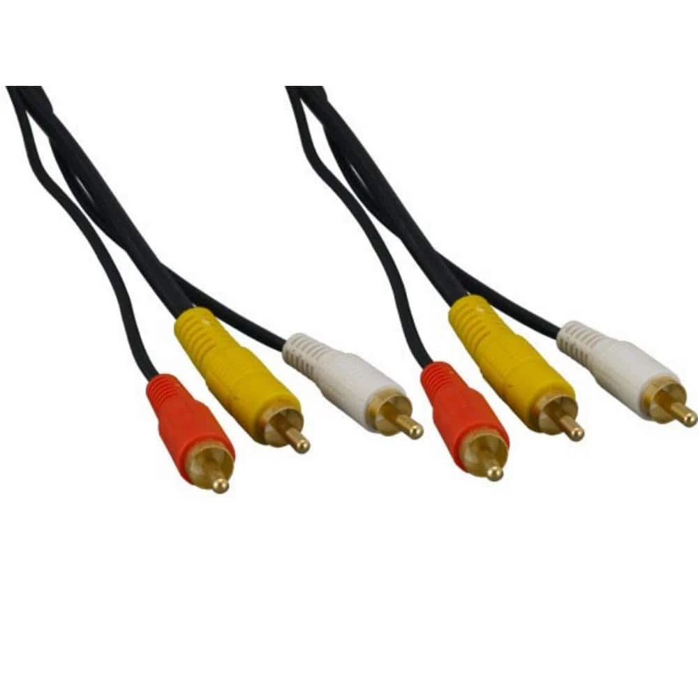 25 ft. 3 RCA Male to 3 RCA Male Composite Video Plus Audio Cable by SANOXY 3 25 ft. 3 RCA Male to 3 RCA Male Composite Video Plus Audio Cable by SANOXY