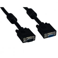 10 ft. SVGA HD15 M/F Monitor Extension Cable with Ferrites by SANOXY