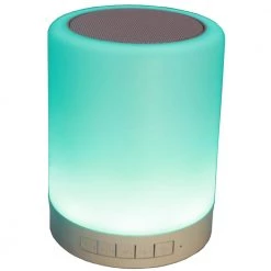 Color Changing Touch Speaker by ProHT 16 Color Changing Touch Speaker by ProHT -ProHT Sales Store white proht portable audio video 88130 1f 1000