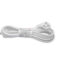 2-Outlet Surge Protector with 2 USB Ports and 3-Outlet Extension Cord by ProHT -ProHT Sales Store white proht surge protectors 03887 1f 1000