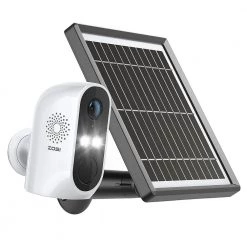 1080P C1 Wireless Security IP Camera WIFI Battery Rechargeable with Solar Panel, PIR Motion Detection, 2-Way Audio by ZOSI