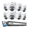 4K Ultra HD 16-Channel POE 4TB NVR Security System with 8X 8MP Wired Spotlight Security IP Cameras, AI Human Detection by ZOSI
