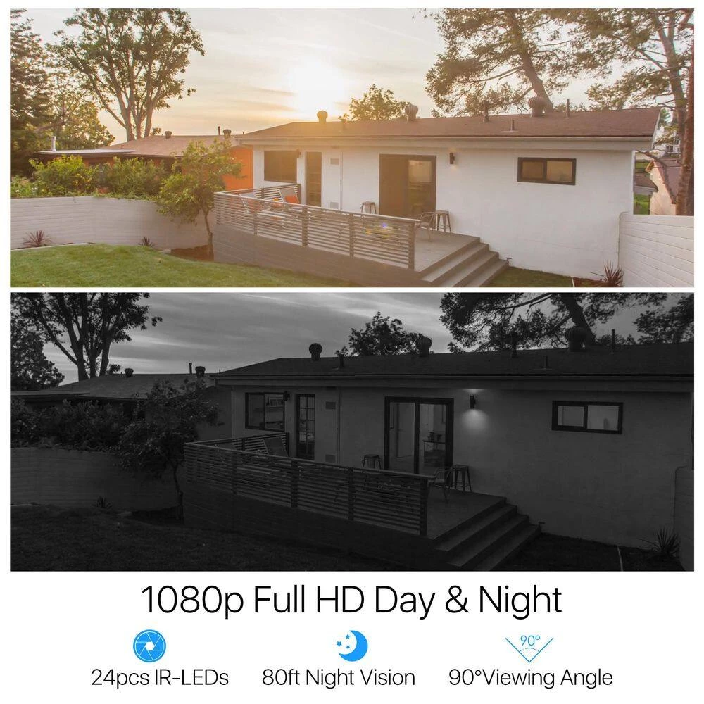 16-Channel 5MP-lite 4TB DVR Security Camera System with 16 Wired 1080p Dome Cameras by ZOSI 9 16-Channel 5MP-lite 4TB DVR Security Camera System with 16 Wired 1080p Dome Cameras by ZOSI - Image 7