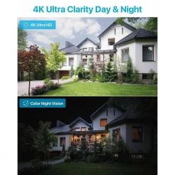 4K Ultra HD 8-Channel POE 2TB NVR Security System with 8X 8MP Wired Spotlight Security IP Cameras, AI Human Detection by ZOSI -ProHT Sales Store white zosi wired security camera systems 8dn 1828x2258w4 20 us a2 1d 1000