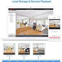 H.265+ 8-Channel 5MP-LITE DVR 1TB Hard Drive Security Camera System with 4X 1080P Wired Bullet Cameras, Remote Access by ZOSI -ProHT Sales Store white zosi wired security camera systems 8vm 106w4s 10 66 1000