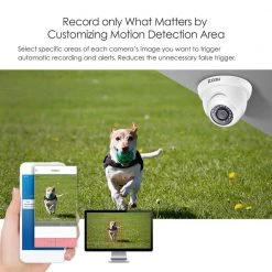 4K 8Mp Wired Outdoor Dome Security Camera Compatible for TVI Analog DVR by ZOSI -ProHT Sales Store white zosi wired security cameras 1ac 4188a ws 44 1000