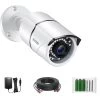 2.0MP Wired 1080p Outdoor Bullet Security Camera 4-in-1 Compatible for 1080p/720p TVI/CVI/AHD/CVBS DVR by ZOSI