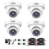 1080p Wired Home Security Cameras Compatible with All TVI DVR, For Outdoor and Indoor by ZOSI 2 1080p Wired Home Security Cameras Compatible with All TVI DVR, For Outdoor and Indoor by ZOSI -ProHT Sales Store white zosi wired security cameras 4ak 4192b ws us 64 1000