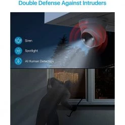 ZG225D 4K 8MP PoE Wired IP Security Camera with Night Vision, 2-Way Audio, Only Work with NVR Model ZR08DN, ZR16DK by ZOSI -ProHT Sales Store white zosi wired security cameras ipc 2258d w c 66 1000