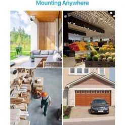 ZG225D 4K 8MP PoE Wired IP Security Camera with Night Vision, 2-Way Audio, Only Work with NVR Model ZR08DN, ZR16DK by ZOSI -ProHT Sales Store white zosi wired security cameras ipc 2258d w c fa 1000