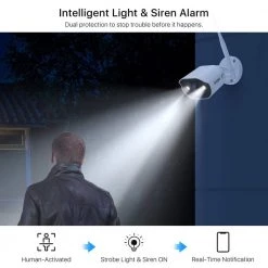 2K 6-Channel 1080p 1TB NVR Security Camera System with 4-Wireless Bullet Spotlight Cameras, 2-Way Audio, 24/7 Recording by ZOSI -ProHT Sales Store white zosi wireless security camera systems zswnvk q82041 w us a0 1000