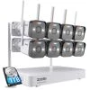 8-Channel 3MP 2K 1TB NVR Security Camera System with 8 Wireless Bullet Cameras, 2-Way Audio, Super Strong Signal by ZOSI 2 8-Channel 3MP 2K 1TB NVR Security Camera System with 8 Wireless Bullet Cameras, 2-Way Audio, Super Strong Signal by ZOSI -ProHT Sales Store white zosi wireless security camera systems zswnvk u83081 w us 64 1000