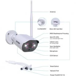 ZG3085Y 5MP Add-on Wireless Home Security Camera Only Compatible with Base Station Model G5 by ZOSI -ProHT Sales Store white zosi wireless security cameras 1nc 3085y w us 1f 1000