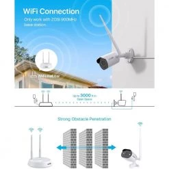 ZG3085Y 5MP Add-on Wireless Home Security Camera Only Compatible with Base Station Model G5 by ZOSI -ProHT Sales Store white zosi wireless security cameras 1nc 3085y w us 40 1000