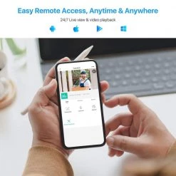 1080P Wireless Smart Wi-Fi Home Security Camera With Night Vision, 2-Way Audio, Human Detection (2 Pack) by ZOSI -ProHT Sales Store white zosi wireless security cameras 2nc 3062m w 1f 1000