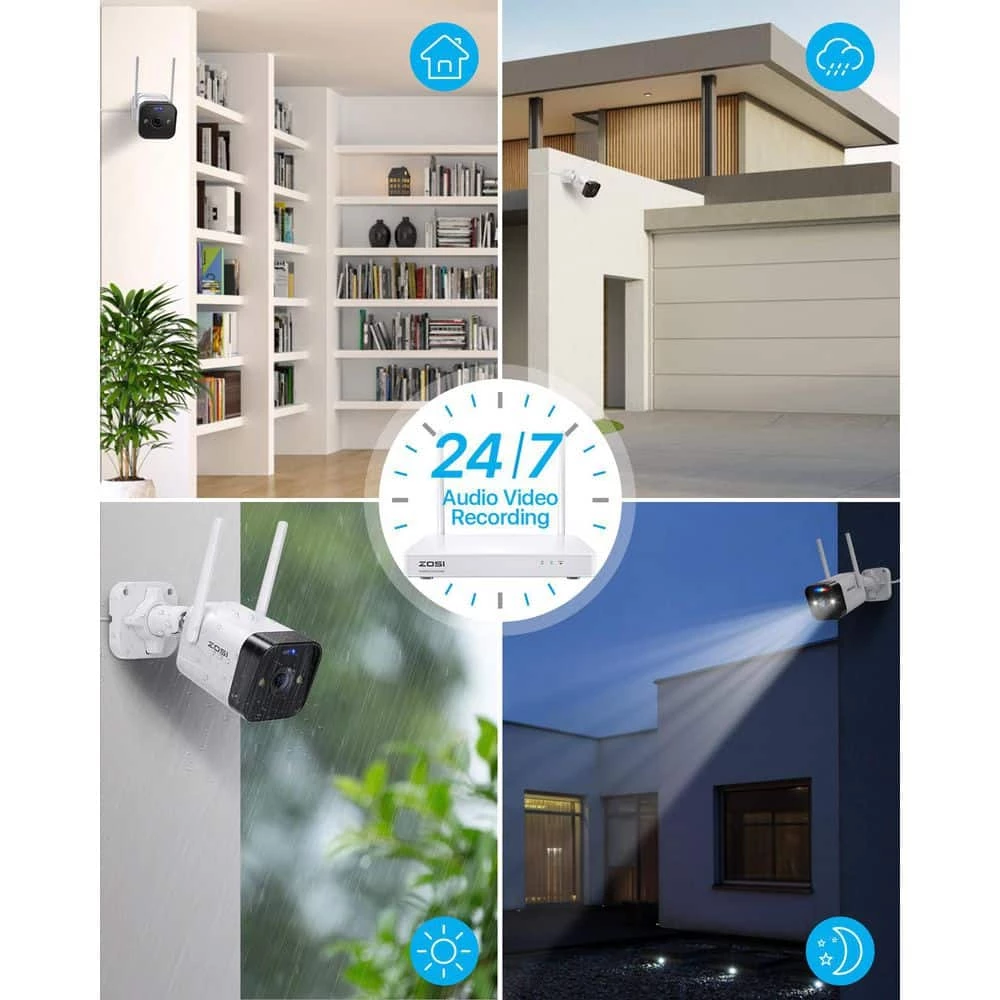 ZG1883M 3MP Wireless Add-On Security Camera Only Work with W4/W4 Pro NVR Model ZR08PU, ZR08GP by ZOSI 10 ZG1883M 3MP Wireless Add-On Security Camera Only Work with W4/W4 Pro NVR Model ZR08PU, ZR08GP by ZOSI - Image 8