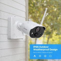 1080p Wireless Rechargeable Battery Powered Home Security Camera, 2-Way Audio, Night Vision by ZOSI -ProHT Sales Store white zosi wireless security cameras ipc 3062m 44 1000