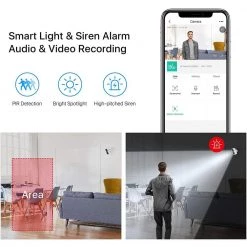 Wireless 1080P Outdoor/Indoor Smart Home Security Camera White 2-Way Audio PIR Motion Detection by ZOSI 14 Wireless 1080P Outdoor/Indoor Smart Home Security Camera White 2-Way Audio PIR Motion Detection by ZOSI -ProHT Sales Store white zosi wireless security cameras ipc 6962m w 3 40 1000