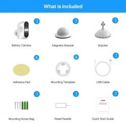 Wireless 1080P Outdoor/Indoor Smart Home Security Camera White 2-Way Audio PIR Motion Detection by ZOSI 21 Wireless 1080P Outdoor/Indoor Smart Home Security Camera White 2-Way Audio PIR Motion Detection by ZOSI -ProHT Sales Store white zosi wireless security cameras ipc 6962m w 3 44 1000