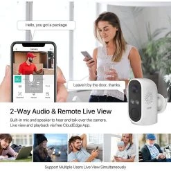 Wireless 1080P Outdoor/Indoor Smart Home Security Camera with 2-Way Audio, Night Vision, PIR Motion Detection by ZOSI 16 Wireless 1080P Outdoor/Indoor Smart Home Security Camera with 2-Way Audio, Night Vision, PIR Motion Detection by ZOSI -ProHT Sales Store white zosi wireless security cameras ipc 6962m w 4 1d 1000