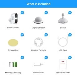 Wireless 1080P Outdoor/Indoor Smart Home Security Camera with 2-Way Audio, Night Vision, PIR Motion Detection by ZOSI 21 Wireless 1080P Outdoor/Indoor Smart Home Security Camera with 2-Way Audio, Night Vision, PIR Motion Detection by ZOSI -ProHT Sales Store white zosi wireless security cameras ipc 6962m w 4 44 1000