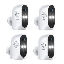 Wireless 1080P Outdoor/Indoor Smart Home Security Camera with 2-Way Audio, Night Vision, PIR Motion Detection by ZOSI