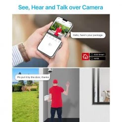 5Mp Super HD Wireless Home Security Camera with Base Station, Color Night Vision, 2-Way Audio, Work with Alexa by ZOSI 16 5Mp Super HD Wireless Home Security Camera with Base Station, Color Night Vision, 2-Way Audio, Work with Alexa by ZOSI -ProHT Sales Store white zosi wireless security cameras zbc ag5020 w us a0 1000