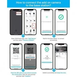 3K 5MP Wireless Home Security Camera System with Base Station, Color Night Vision, 2-Way Audio, Work with Alexa by ZOSI 23 3K 5MP Wireless Home Security Camera System with Base Station, Color Night Vision, 2-Way Audio, Work with Alexa by ZOSI -ProHT Sales Store white zosi wireless security cameras zbc ag5040 w us a2 fa 1000