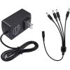 Power Supply Adapter and 4-Way Power Splitter Cable for Security Camera/DVR AC100-240-Volt to DC 12-Volt 2A US Plug by ZOSI 2 Power Supply Adapter and 4-Way Power Splitter Cable for Security Camera/DVR AC100-240-Volt to DC 12-Volt 2A US Plug by ZOSI -ProHT Sales Store zosi security camera cables ac 2at4 us 64 1000