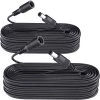 33 ft. 12-Volt DC Plug Power Adapter Extension Cable 2.1 mm x 5.5 mm Male to Female Plug Extender Cord(2 pack of 33ft) by ZOSI -ProHT Sales Store zosi security camera cables sp dc 1000 b 2 64 1000