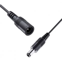 33 ft. 12-Volt DC Plug Power Adapter Extension Cable 2.1 mm x 5.5 mm Male to Female Plug Extender Cord, Black by ZOSI -ProHT Sales Store zosi security camera cables sp dc 1000 b fa 1000