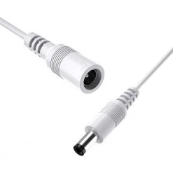 33 ft. 12-Volt DC Plug Power Adapter Extension Cable 2.1 mm x 5.5 mm Male to Female Plug Extender Cord, White by ZOSI -ProHT Sales Store zosi security camera cables sp dc 1000 w fa 1000