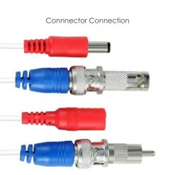 60 ft. BNC Extension Cord CCTV Video Power Cables for Security Camera (2-Pack) by ZOSI -ProHT Sales Store zosi security camera cables sp xc 1803 w tvi 2 4f 1000