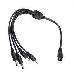 1 to 4 Power Splitter Adapter Cable for Security Camera by ZOSI