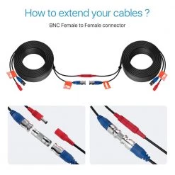 100 ft. Security Camera Cables BNC Cord Video Power Cable (4 pack of 100ft) by ZOSI 11 100 ft. Security Camera Cables BNC Cord Video Power Cable (4 pack of 100ft) by ZOSI -ProHT Sales Store zosi security camera cables sp xc 3004 tvi 4 4f 1000