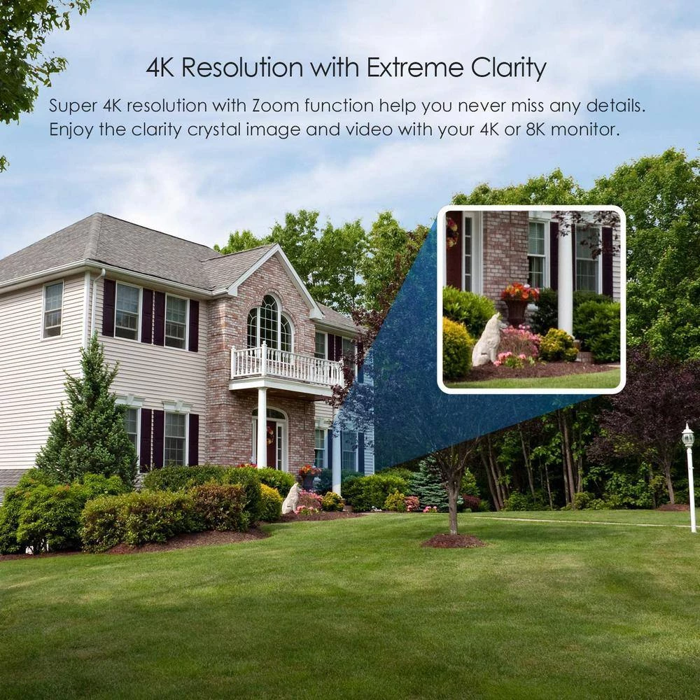 4K 8Mp 4-Channel 2TB Surveillance DVR Recorder Security Compatible with TVI, CVI, CVBS, AHD 8MP, 5MP, 1080P/720p Camera by ZOSI 4 4K 8Mp 4-Channel 2TB Surveillance DVR Recorder Security Compatible with TVI, CVI, CVBS, AHD 8MP, 5MP, 1080P/720p Camera by ZOSI - Image 2