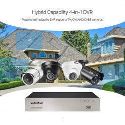 8-Channel 1080p Surveillance DVR Recorder No Hard Drive Compatible with TVI, CVBS, CVI, AHD 720p 1080p 5MP CCTV Camera by ZOSI 23 8-Channel 1080p Surveillance DVR Recorder No Hard Drive Compatible with TVI, CVBS, CVI, AHD 720p 1080p 5MP CCTV Camera by ZOSI -ProHT Sales Store zosi security camera recorders 1ar 08fn00 us 44 1000