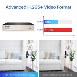 8-Channel 2MP Surveillance DVR Recorder Security with 1TB HDD for HD-TVI, CVI, CVBS, AHD 720p 1080p 5MP CCTV Camera by ZOSI 18 8-Channel 2MP Surveillance DVR Recorder Security with 1TB HDD for HD-TVI, CVI, CVBS, AHD 720p 1080p 5MP CCTV Camera by ZOSI -ProHT Sales Store zosi security camera recorders 1ar 08vn10 us 1d 1000