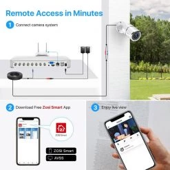 8-Channel H265+ 5MP Surveillance Lite DVR Video Recorder 4-in-1 with 1TB HDD for 720p 1080p CCTV Camera by ZOSI -ProHT Sales Store zosi security camera recorders 1ar 08vu10 us c3 1000